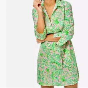 Lilly Pulitzer Pilar Linen Tunic Dress size S